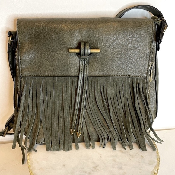 SIMPLY NOELLE Fringe Leather Satchel - Picture 2 of 12